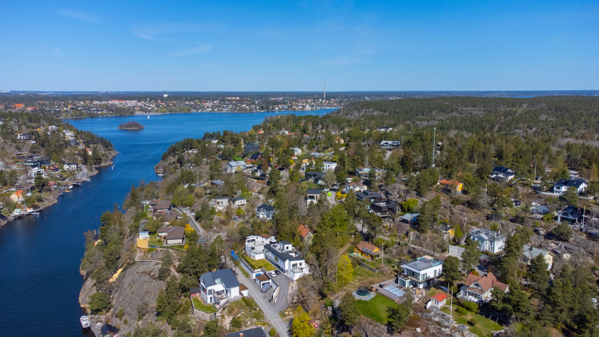 Bostadsbild från Njordvägen 20, Såld i Björknäs, Nacka