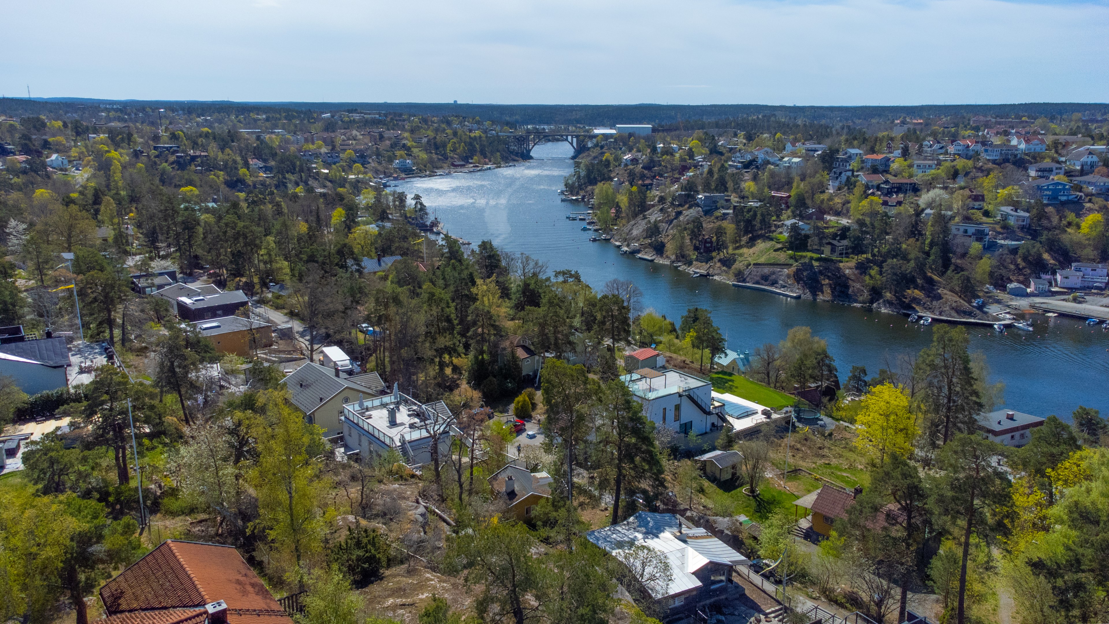 Bostadsbild från Njordvägen 20, Såld i Björknäs, Nacka