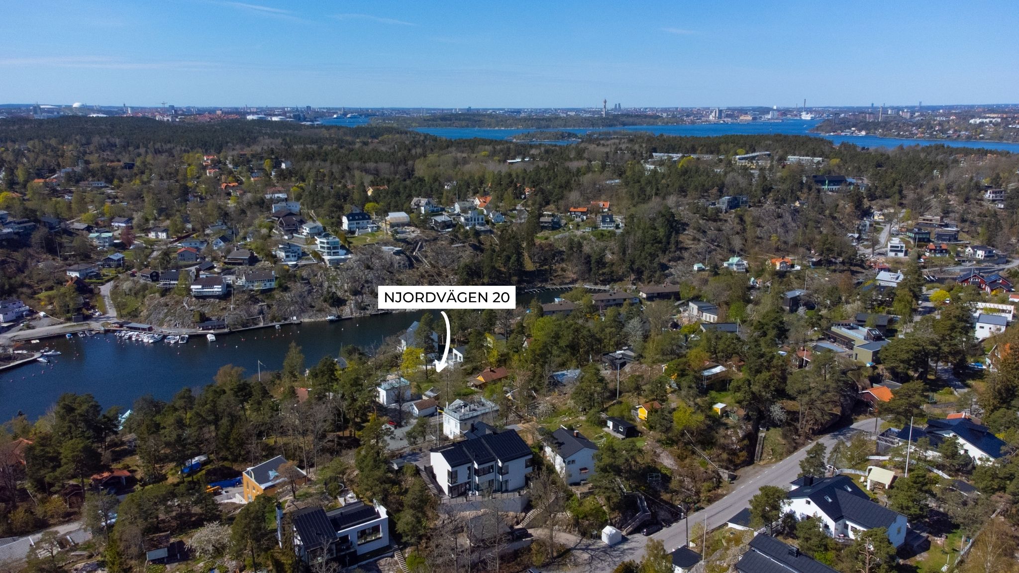 Bostadsbild från Njordvägen 20, Såld i Björknäs, Nacka