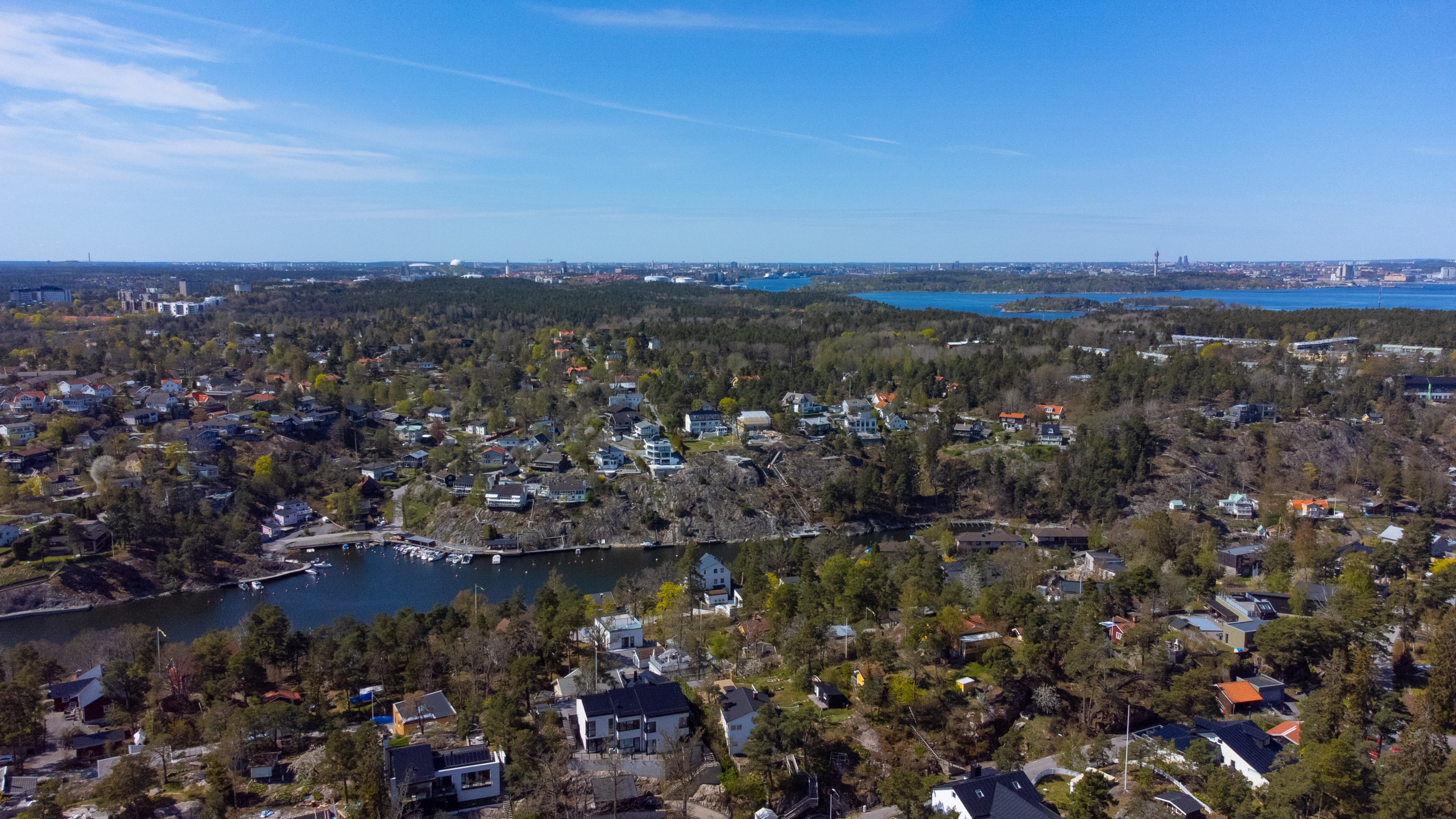 Bostadsbild från Njordvägen 20, Såld i Björknäs, Nacka