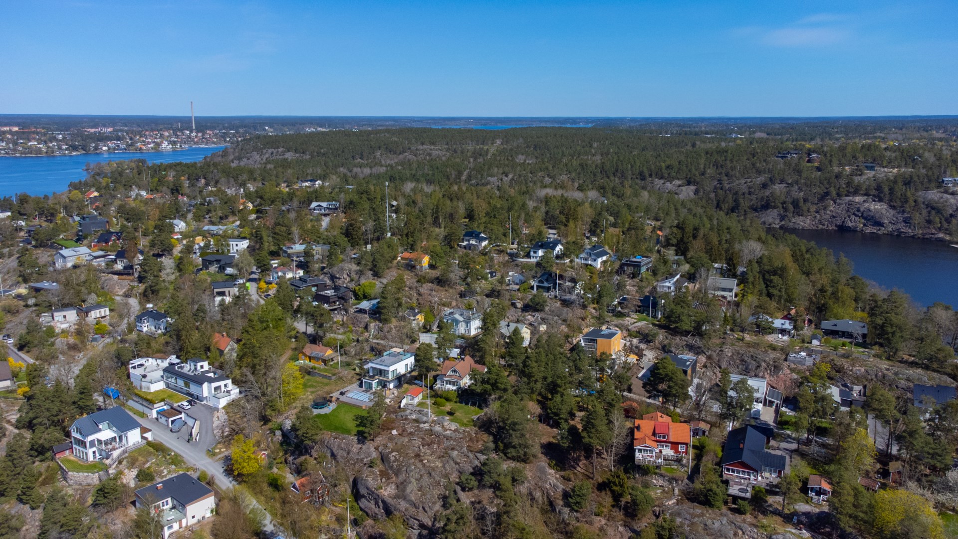 Bostadsbild från Njordvägen 20, Såld i Björknäs, Nacka