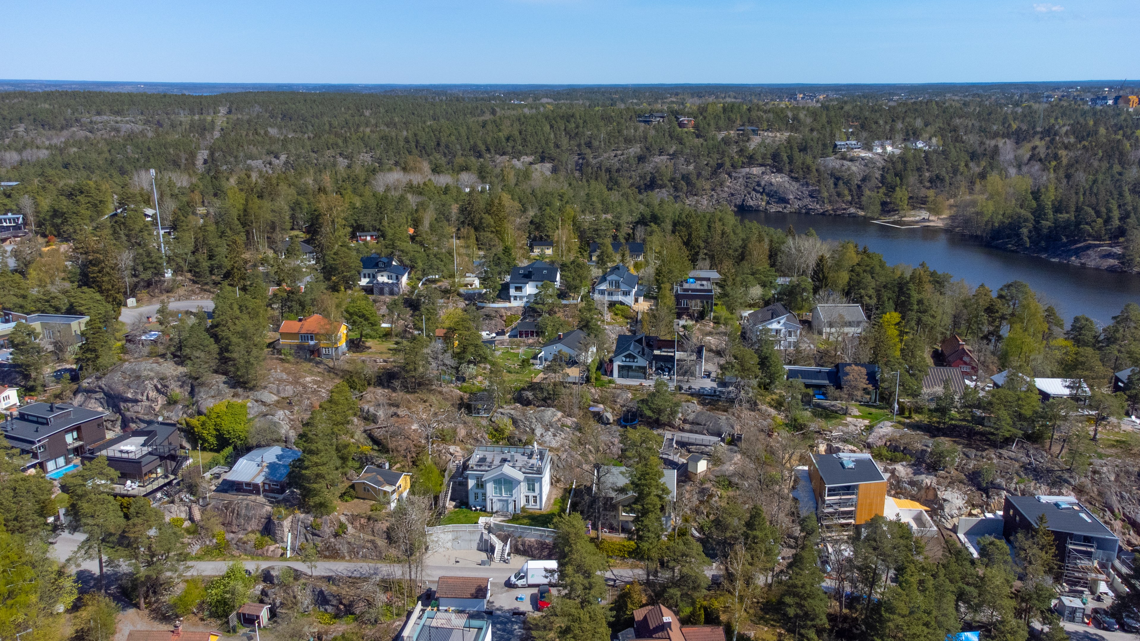Bostadsbild från Njordvägen 20, Såld i Björknäs, Nacka