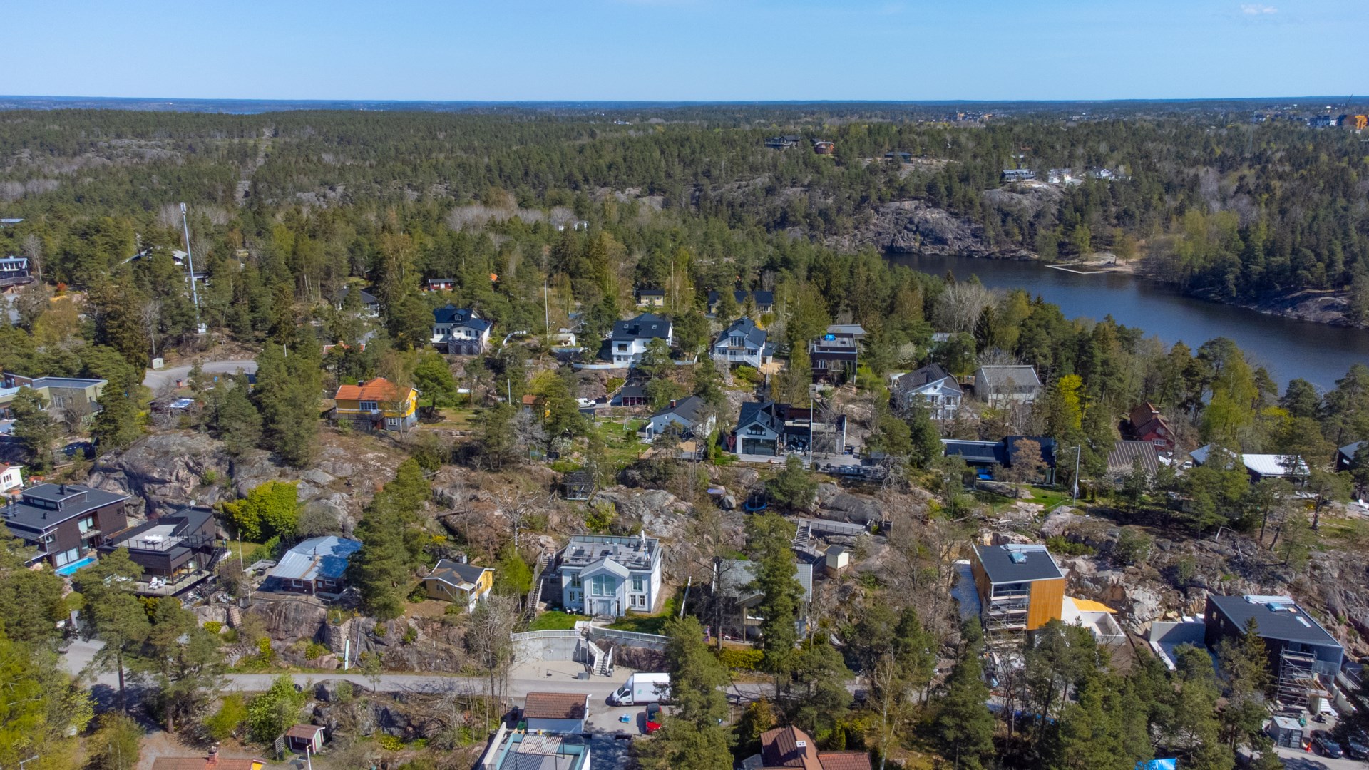 Bostadsbild från Njordvägen 20, Såld i Björknäs, Nacka