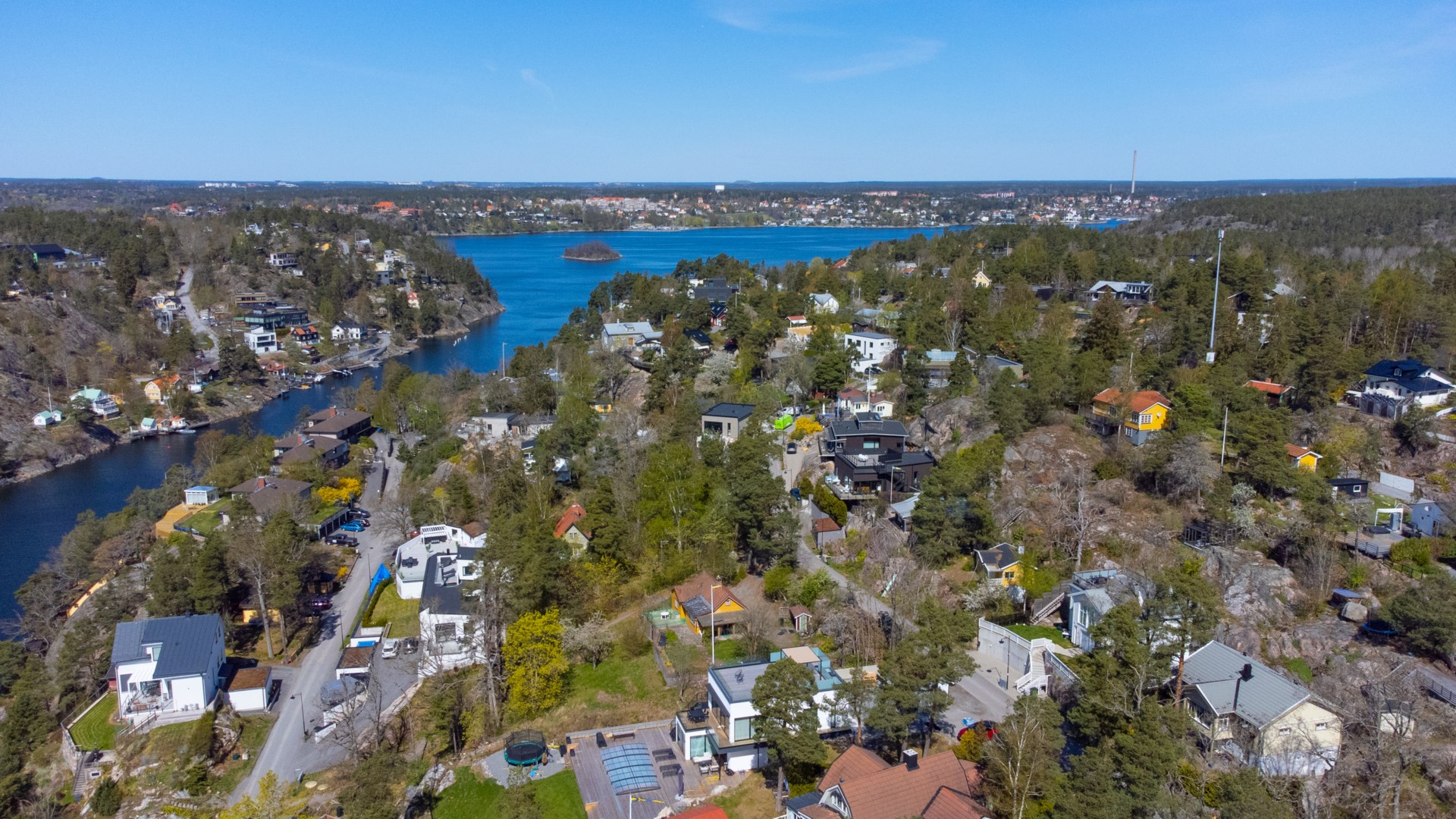 Bostadsbild från Njordvägen 20, Såld i Björknäs, Nacka