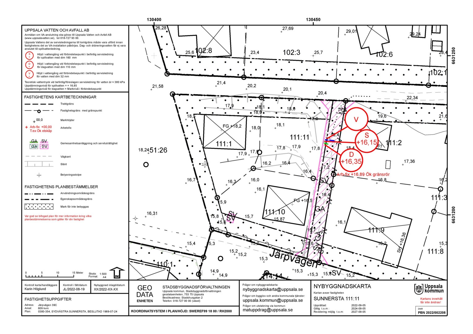 Planlösning från Järpvägen 39C, Såld i Sunnersta, Uppsala