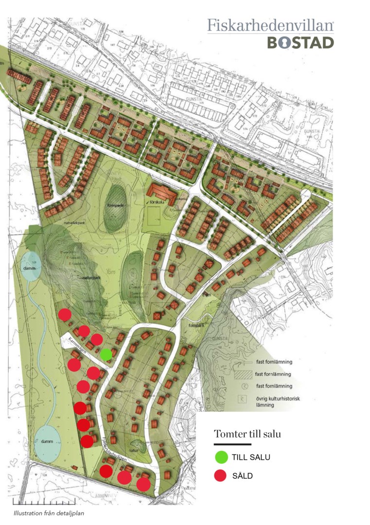 Bostadsbild från Fjäderbladsvägen 15, Till salu i Gunsta, Uppsala