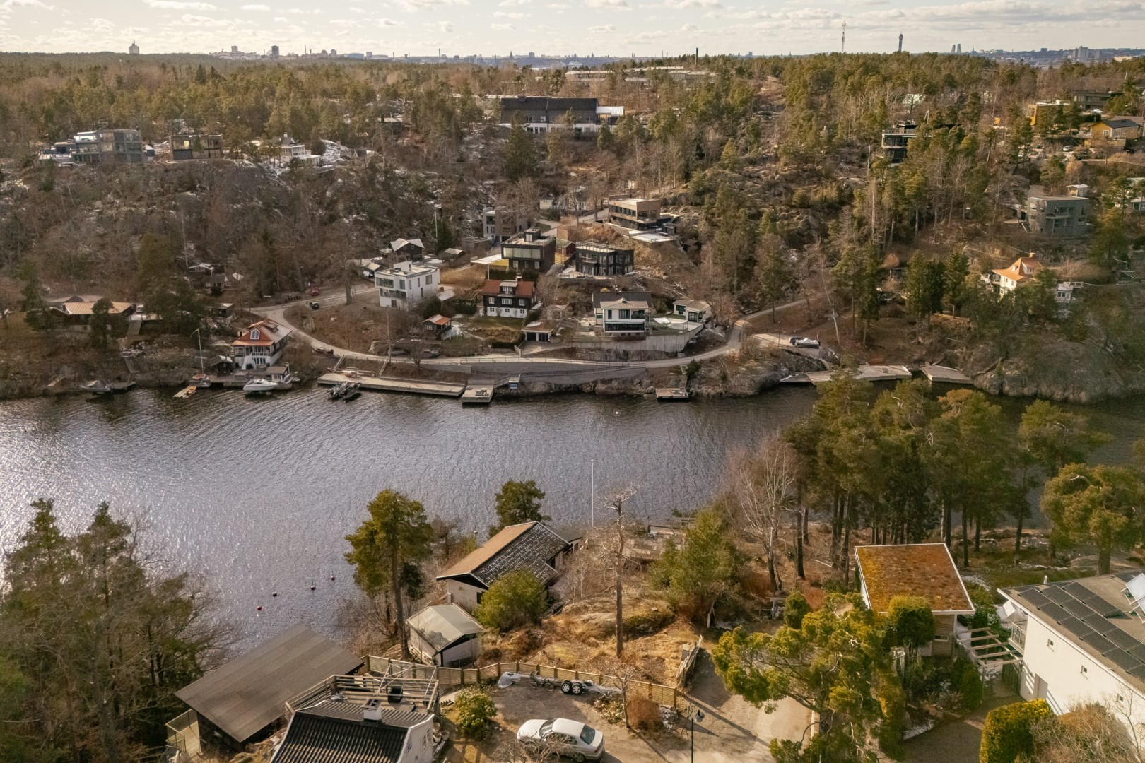 Bostadsbild från Fylgiavägen 9, Såld i Lilla Björknäs, Nacka