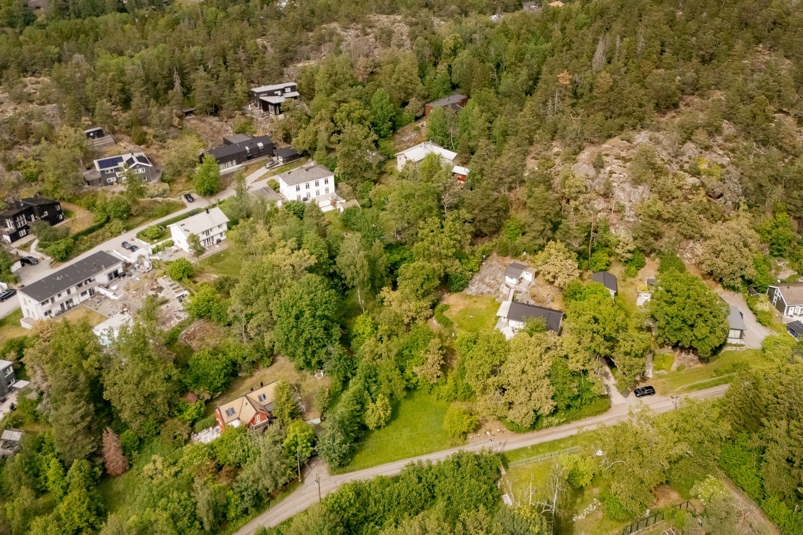 Bostadsbild från Hedvägen 3, Kommande i Södra Lännersta, Nacka