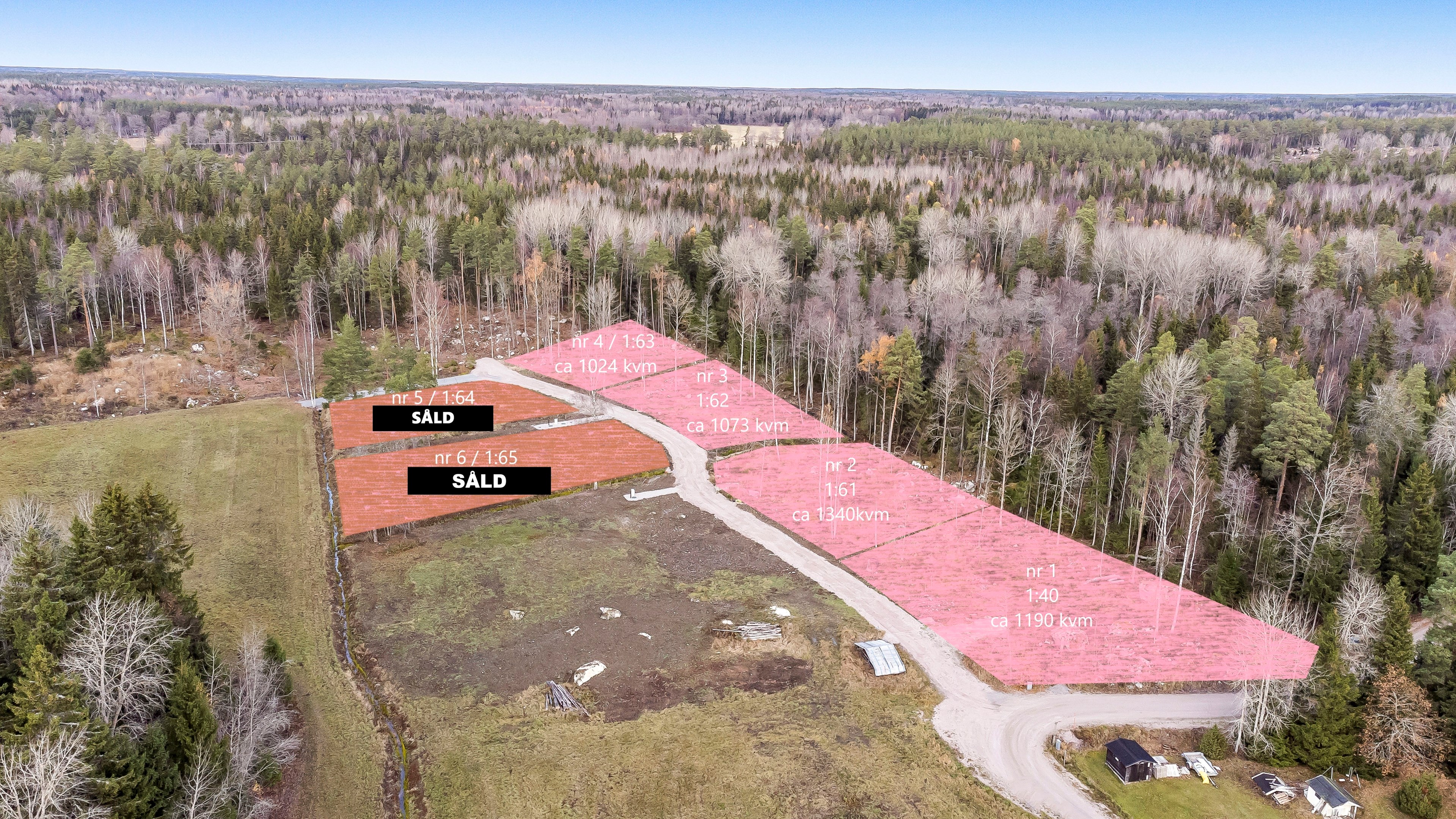 Bostadsbild från Vaksala-lunda 1:62, Till salu i Lindbacken, Uppsala