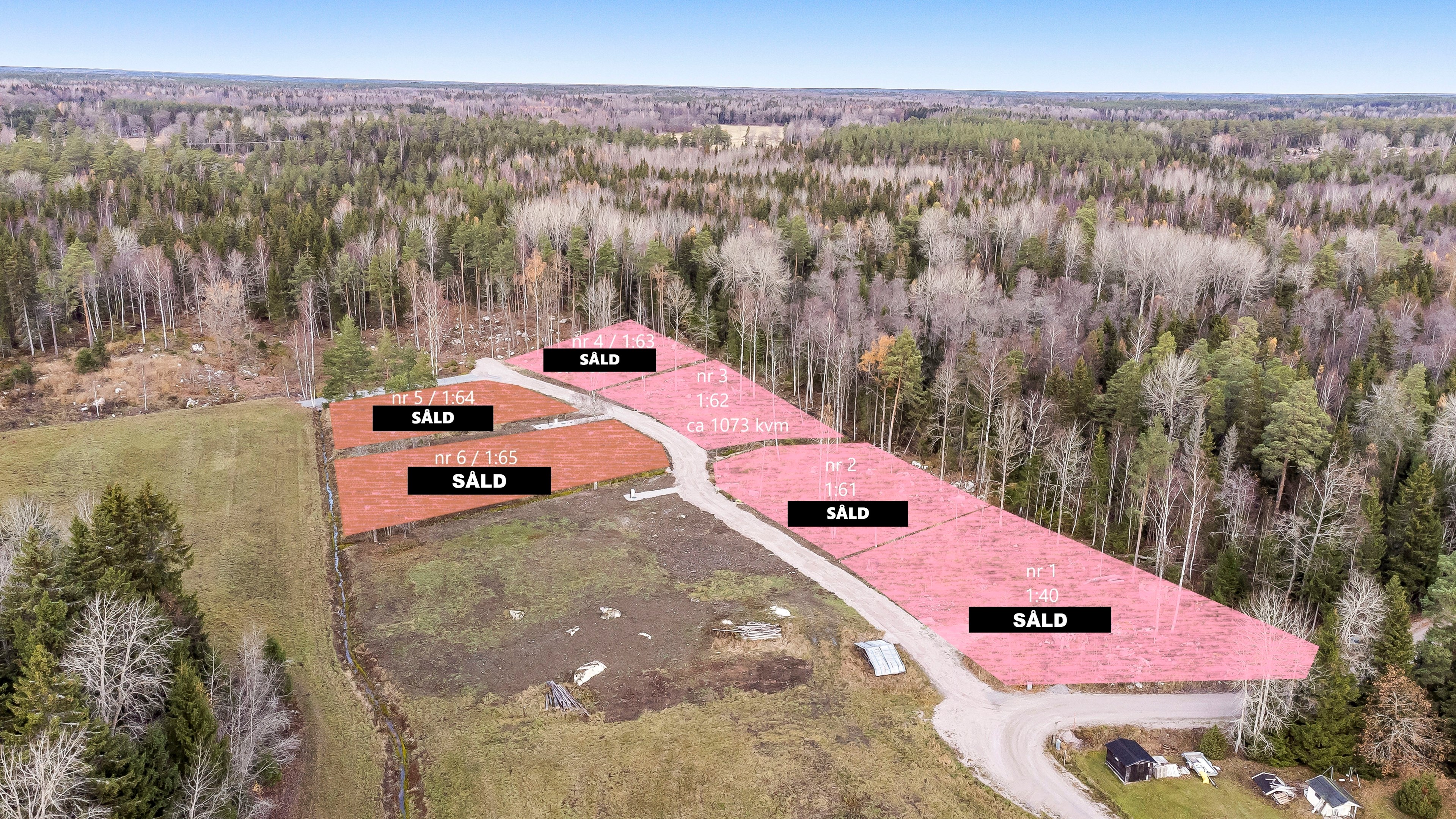 Bostadsbild från Vaksala-lunda 1:62, Till salu i Lindbacken, Uppsala