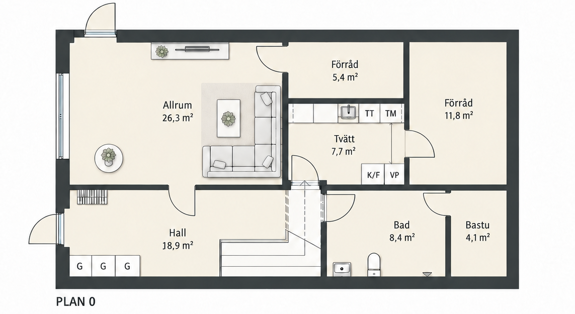 Bostadsbild från Bultvägen 42, Till salu i Hökmossen/Telefonplan, Stockholm