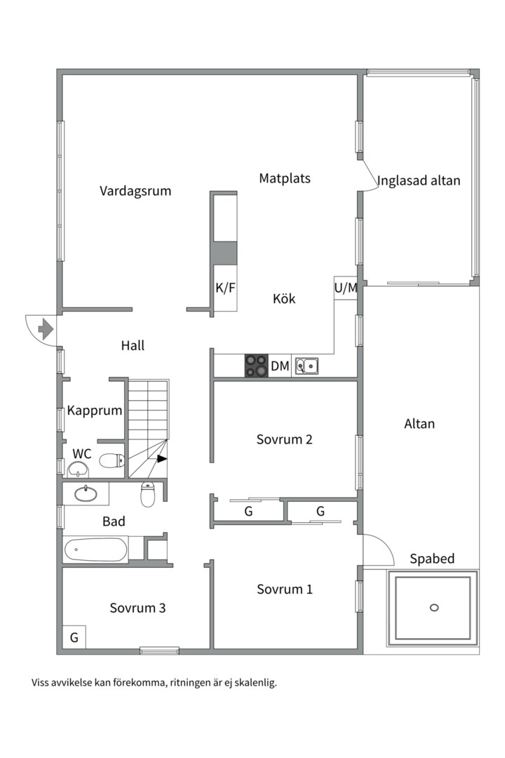 Bostadsbild från Skjutbanevägen 1, Kommande i Vattholma, Uppsala