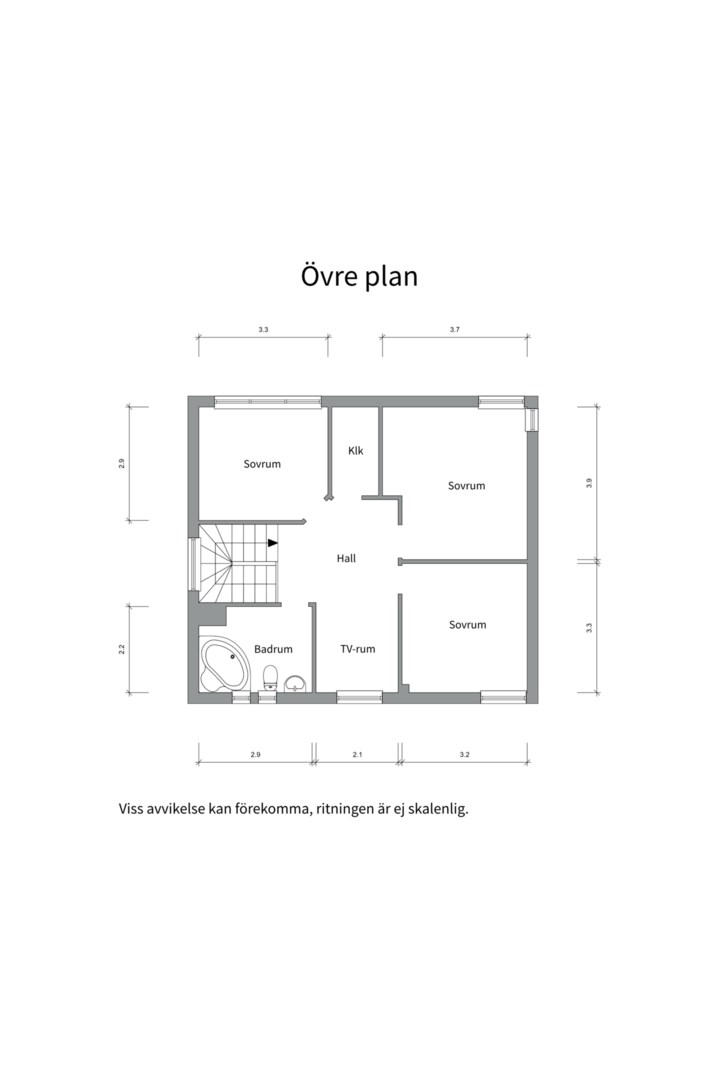 Planlösning från Boängsvägen 50P, Såld i Alsike, Knivsta