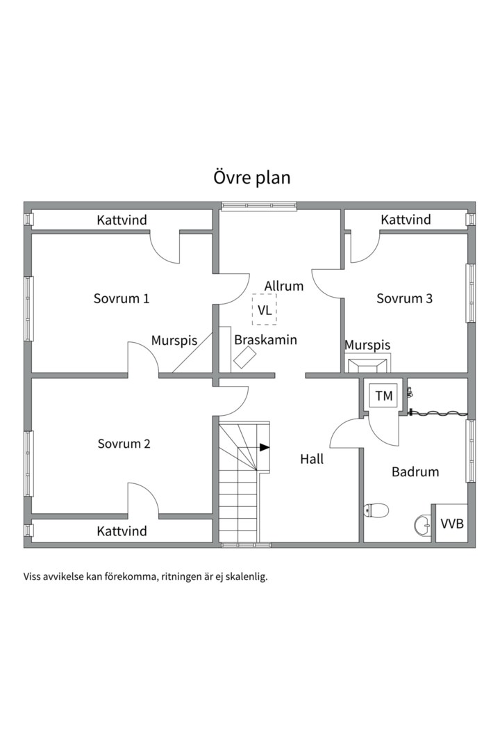 Planlösning från Jumkils-Hemmingsbo 11, Såld i Jumkil, Uppsala
