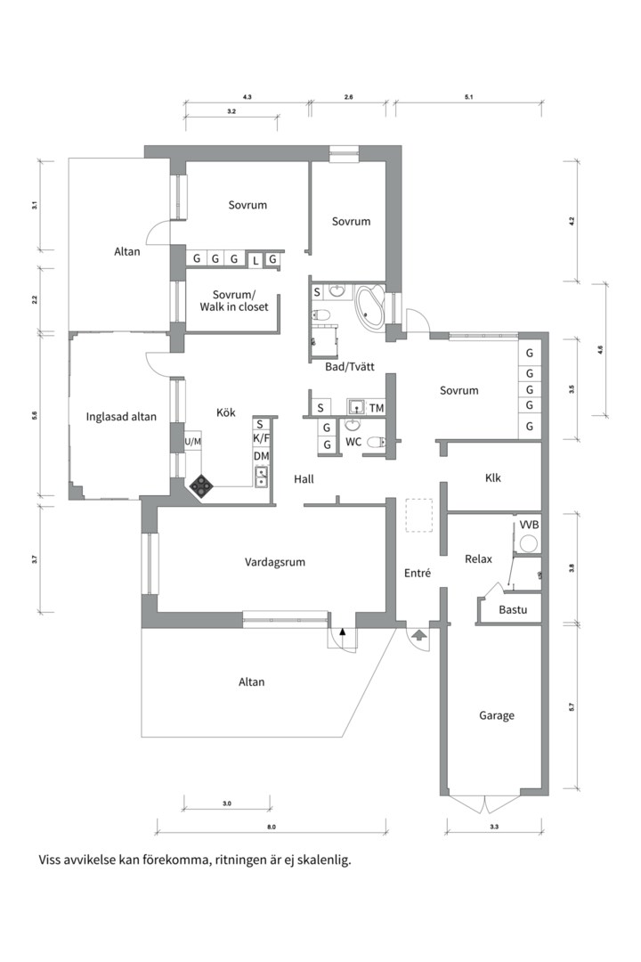 Planlösning från Raketgatan 11, Såld i Bärby Hage, Uppsala