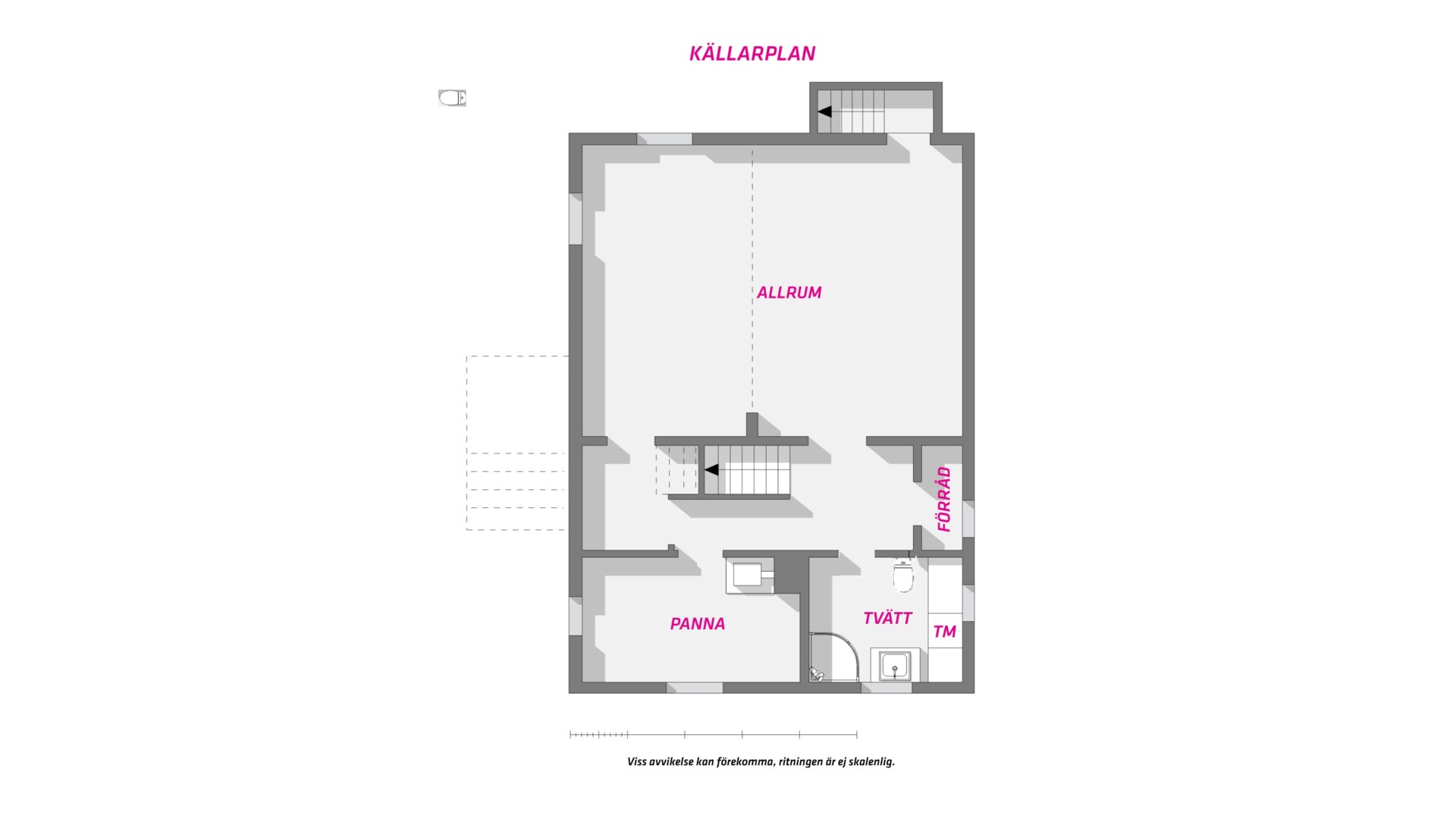 Planlösning från Kvarnbogatan  9, Såld i Kungsgärdet, Uppsala