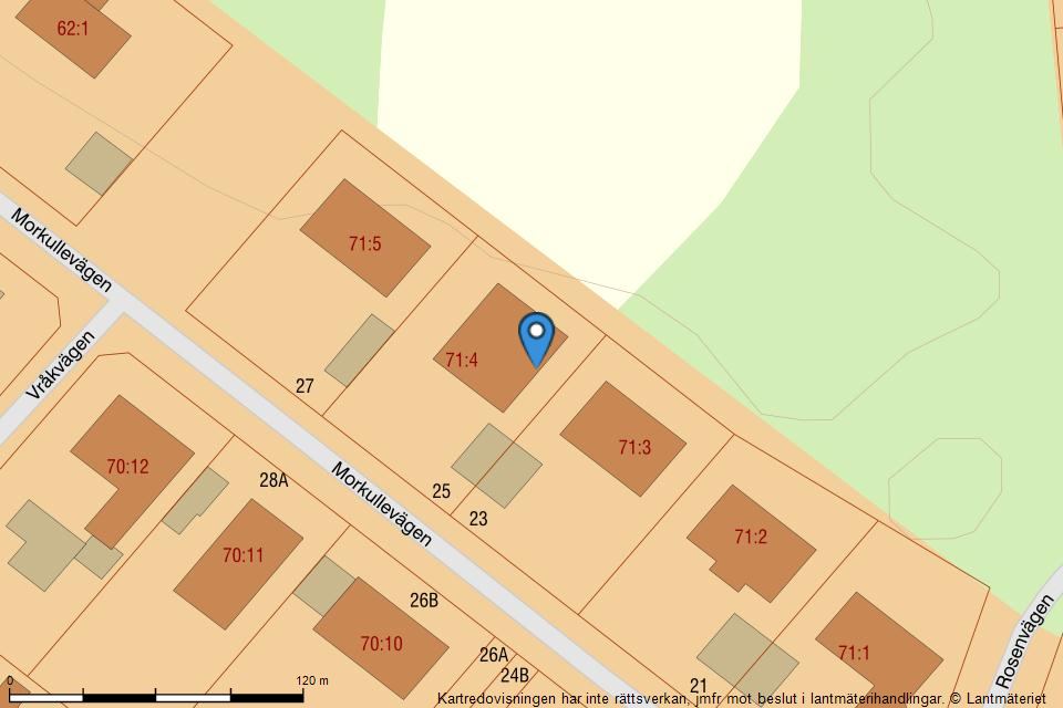 Bostadsbild från Morkullevägen 25, Såld i Sunnersta, Uppsala