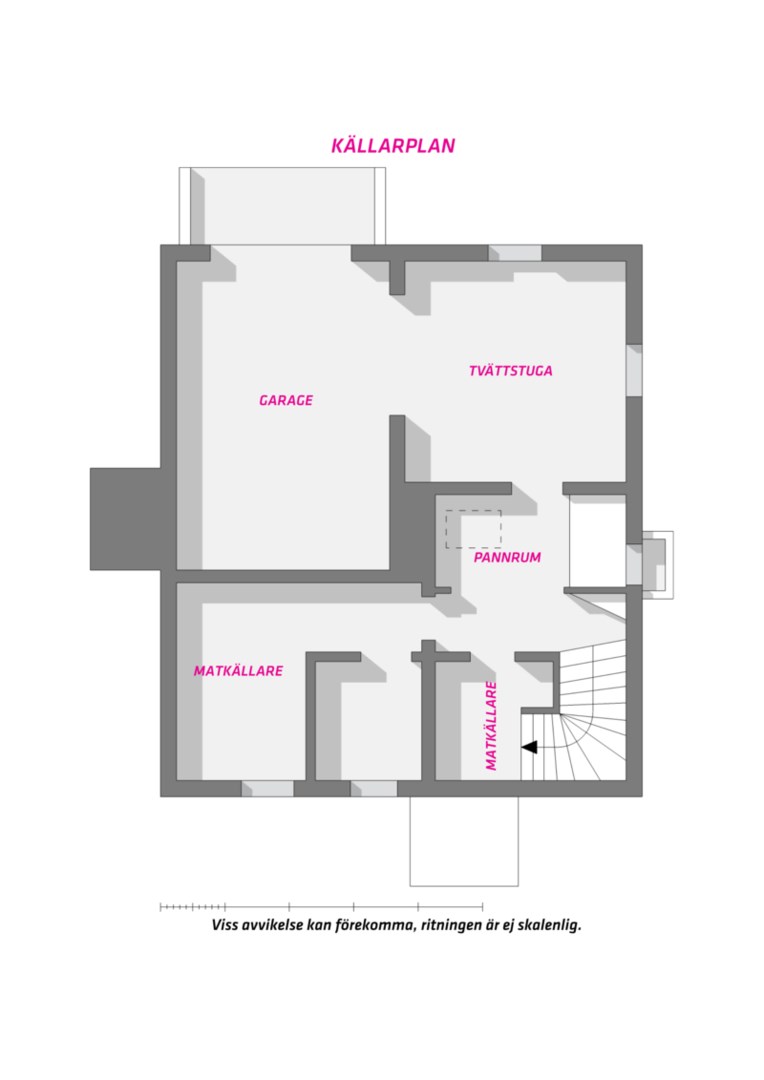 Planlösning från Enköpingsvägen 20, Såld i Örsundsbro, Enköping