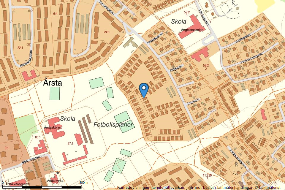 Bostadsbild från Timjansgatan 89, Såld i Årsta, Uppsala