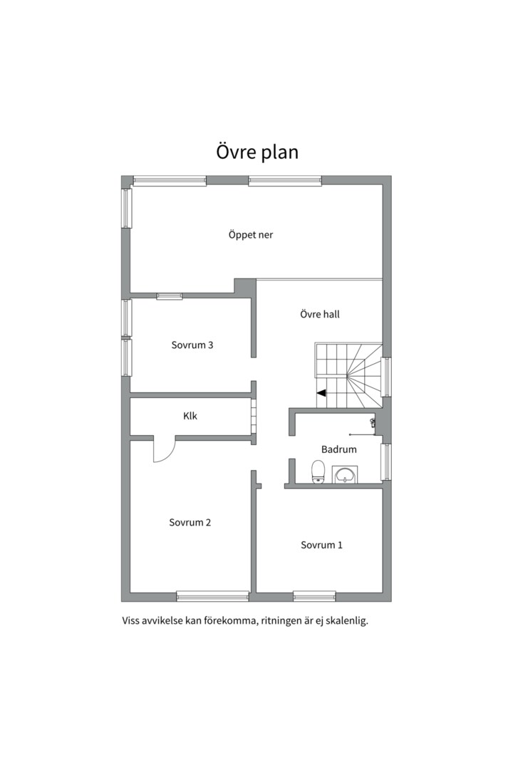 Planlösning från Nåntuna backe 35, Såld i Nåntuna Backe, Uppsala