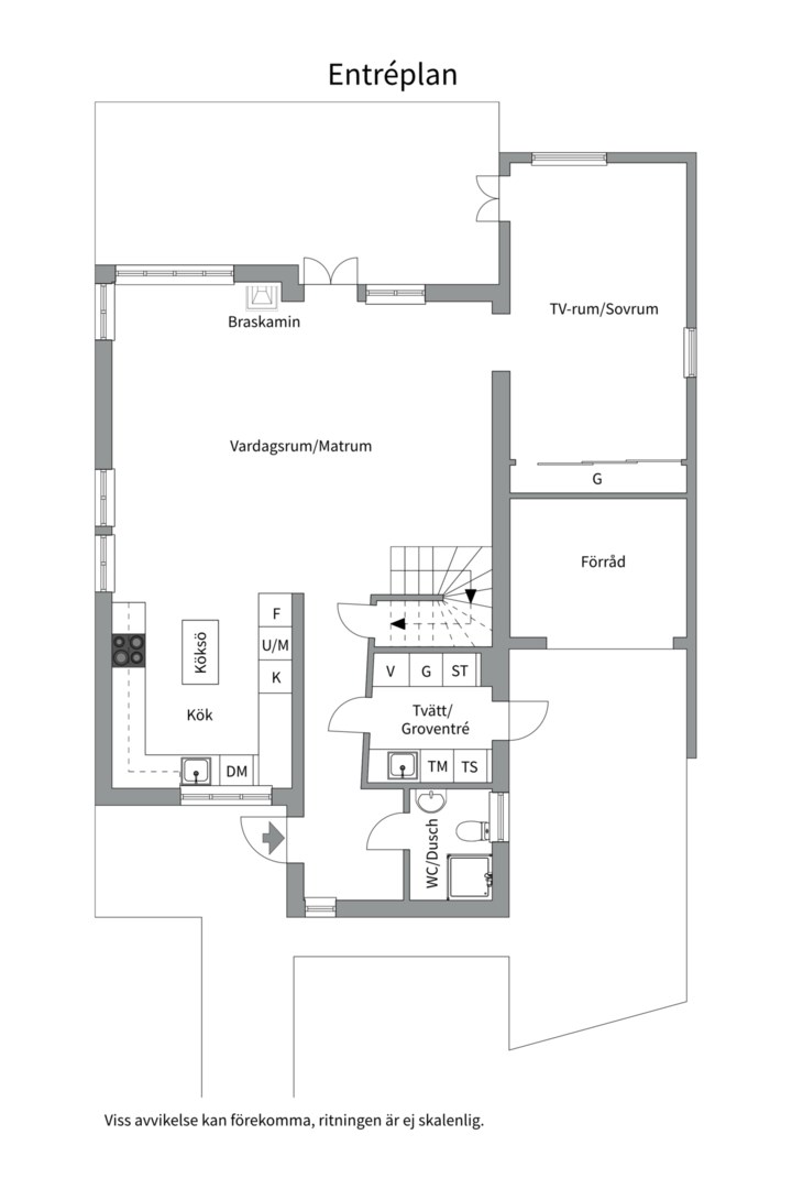 Planlösning från Nåntuna backe 35, Såld i Nåntuna Backe, Uppsala