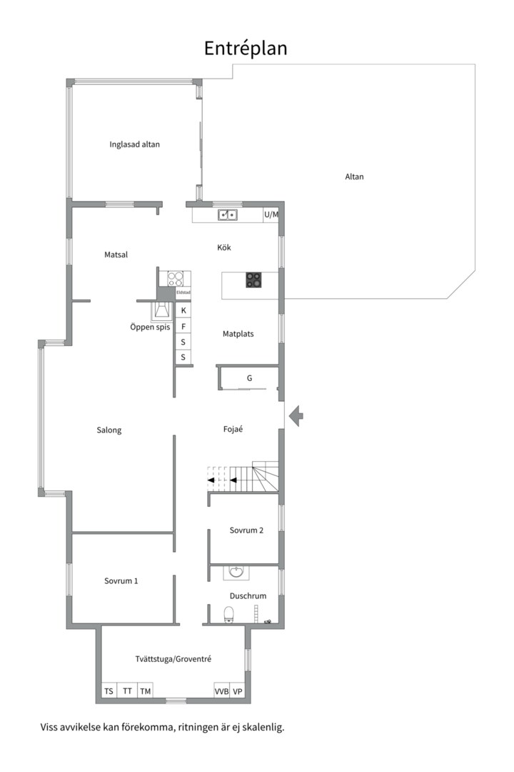 Planlösning från Sällinge 48, Såld i Danmark, Uppsala