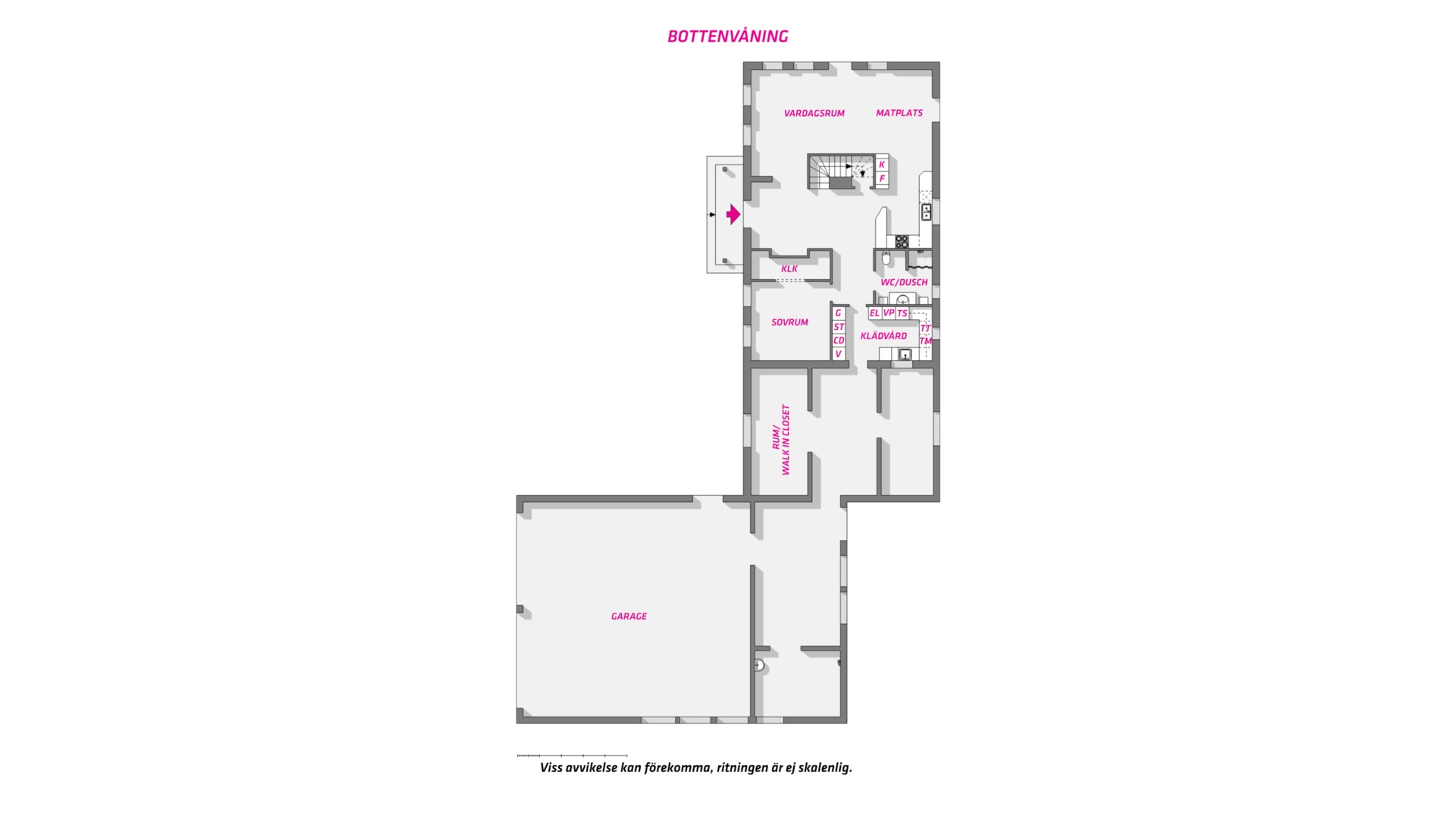 Planlösning från Vreta strandväg 56, Såld i Vreta, Uppsala