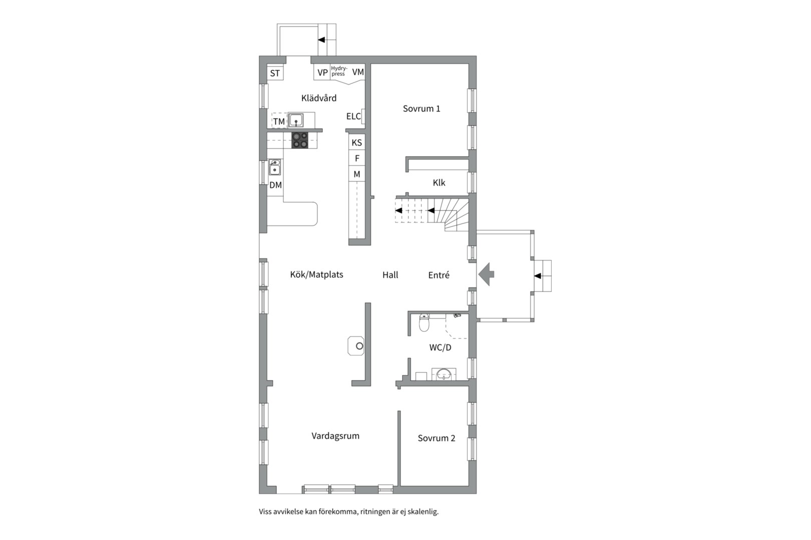 Planlösning från Frötuna Funboslätt 87, Såld i Funbo, Uppsala
