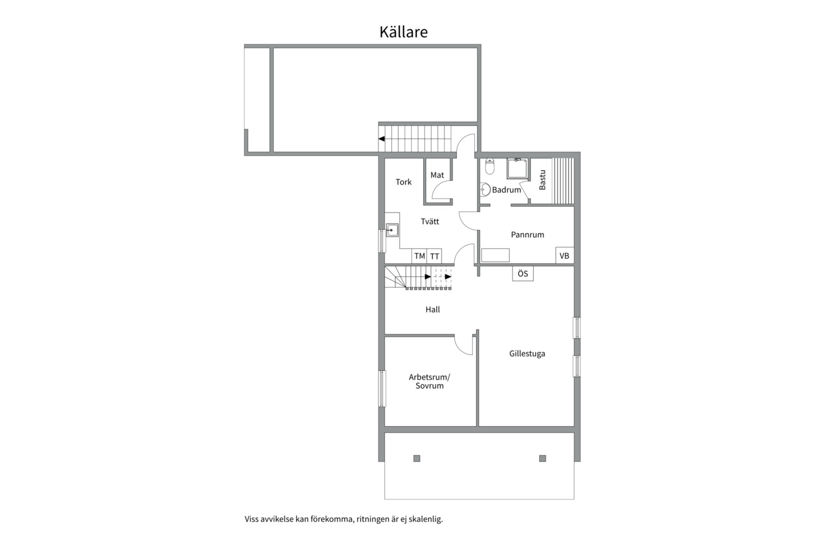 Planlösning från Fyrspannsvägen 11, Såld i Björklinge, Uppsala