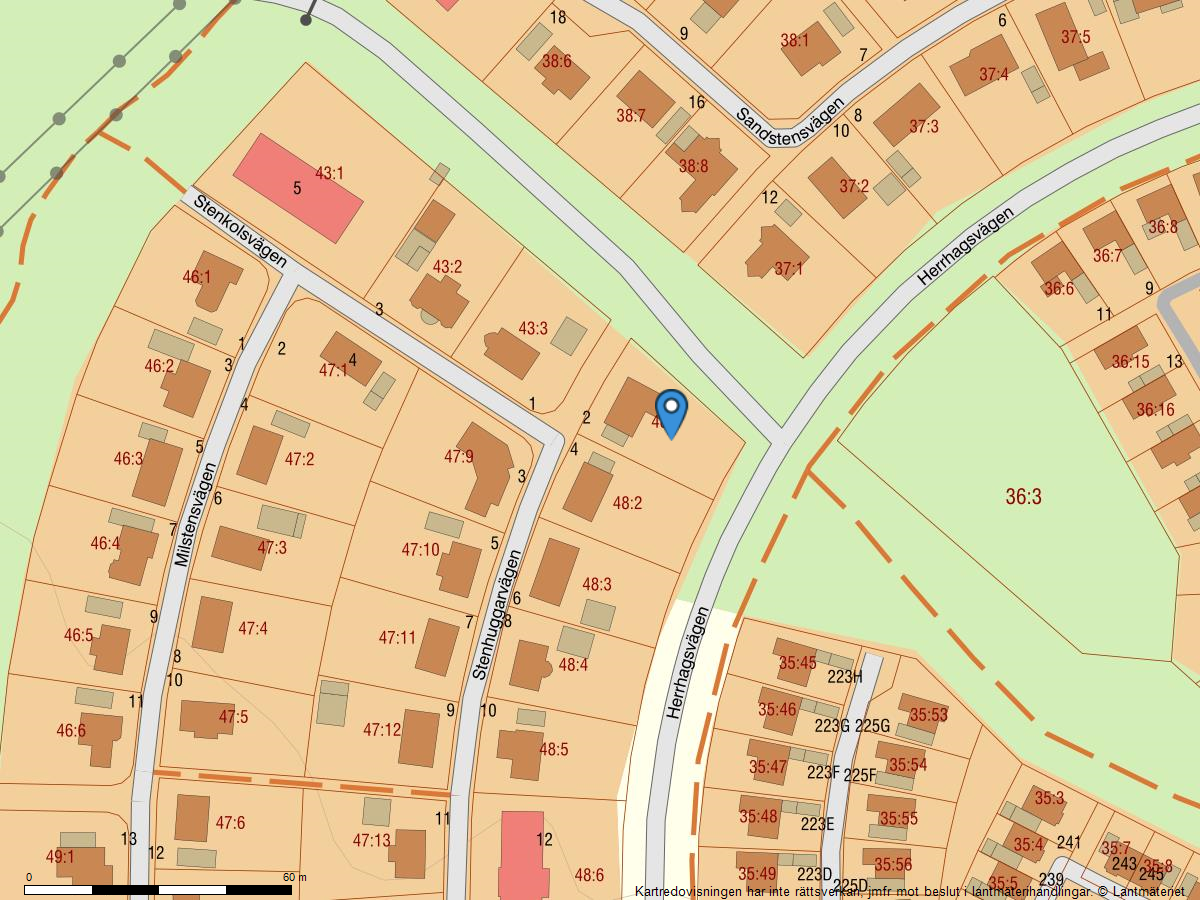 Bostadsbild från Stenhuggarvägen 2, Kommande i Herrhagen, Uppsala