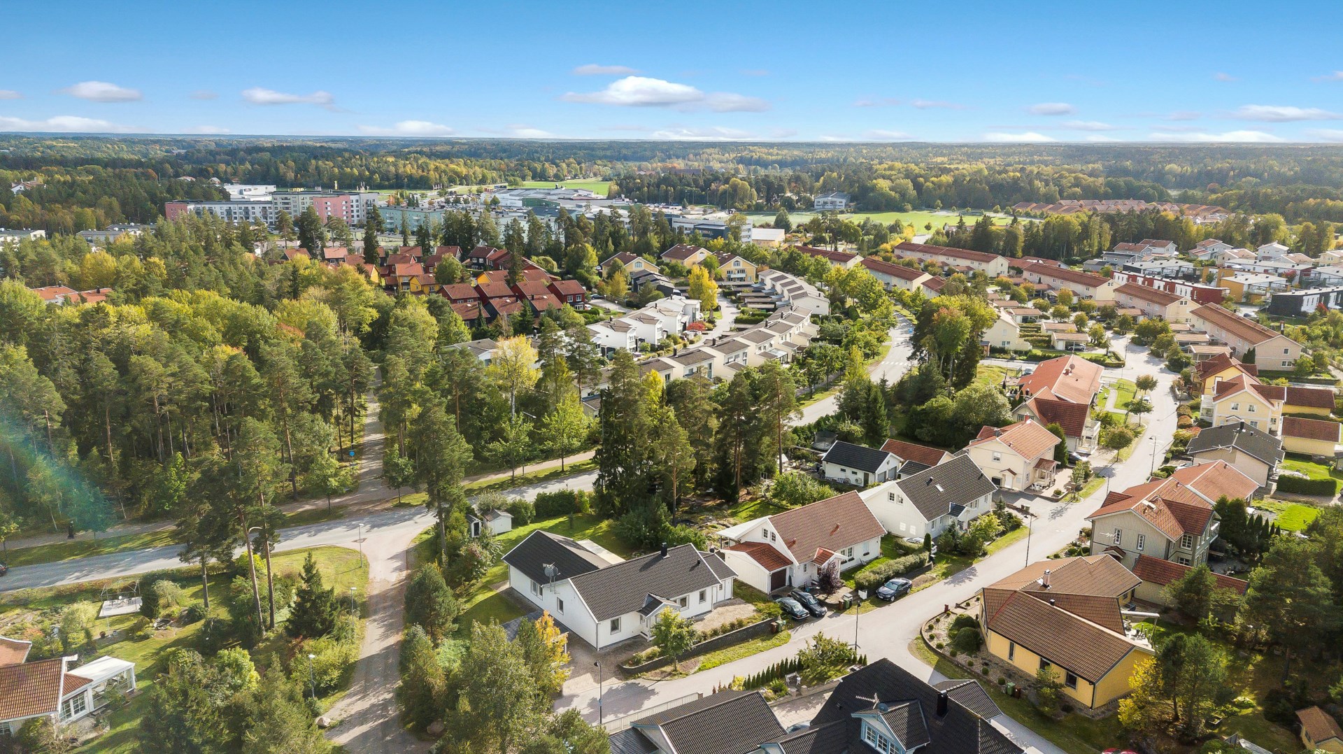 Bostadsbild från Stenhuggarvägen 2, Kommande i Herrhagen, Uppsala