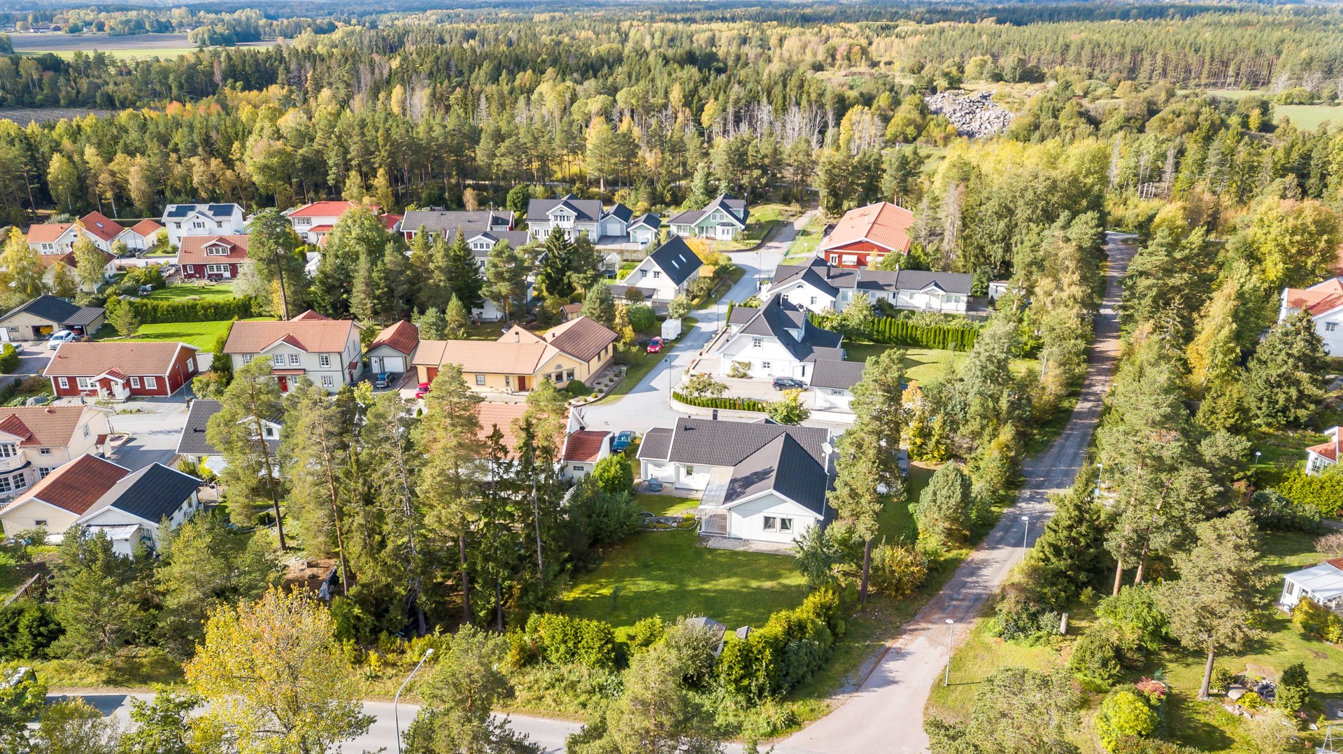 Bostadsbild från Stenhuggarvägen 2, Kommande i Herrhagen, Uppsala