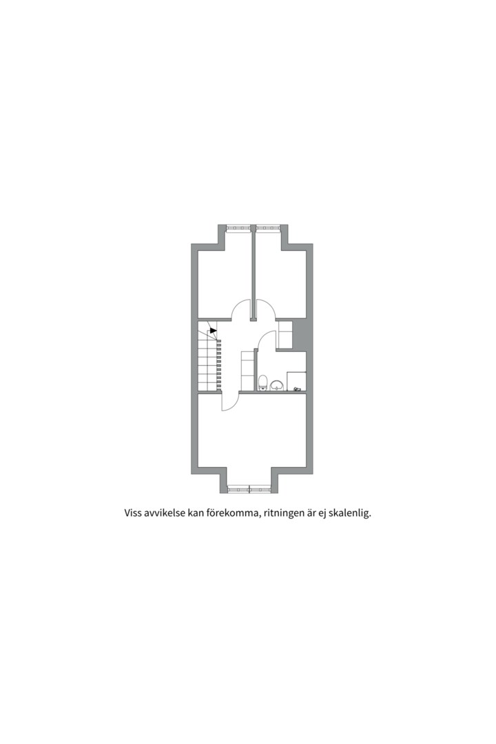 Planlösning från Handarbetsvägen 45, Såld i Nåntuna, Uppsala