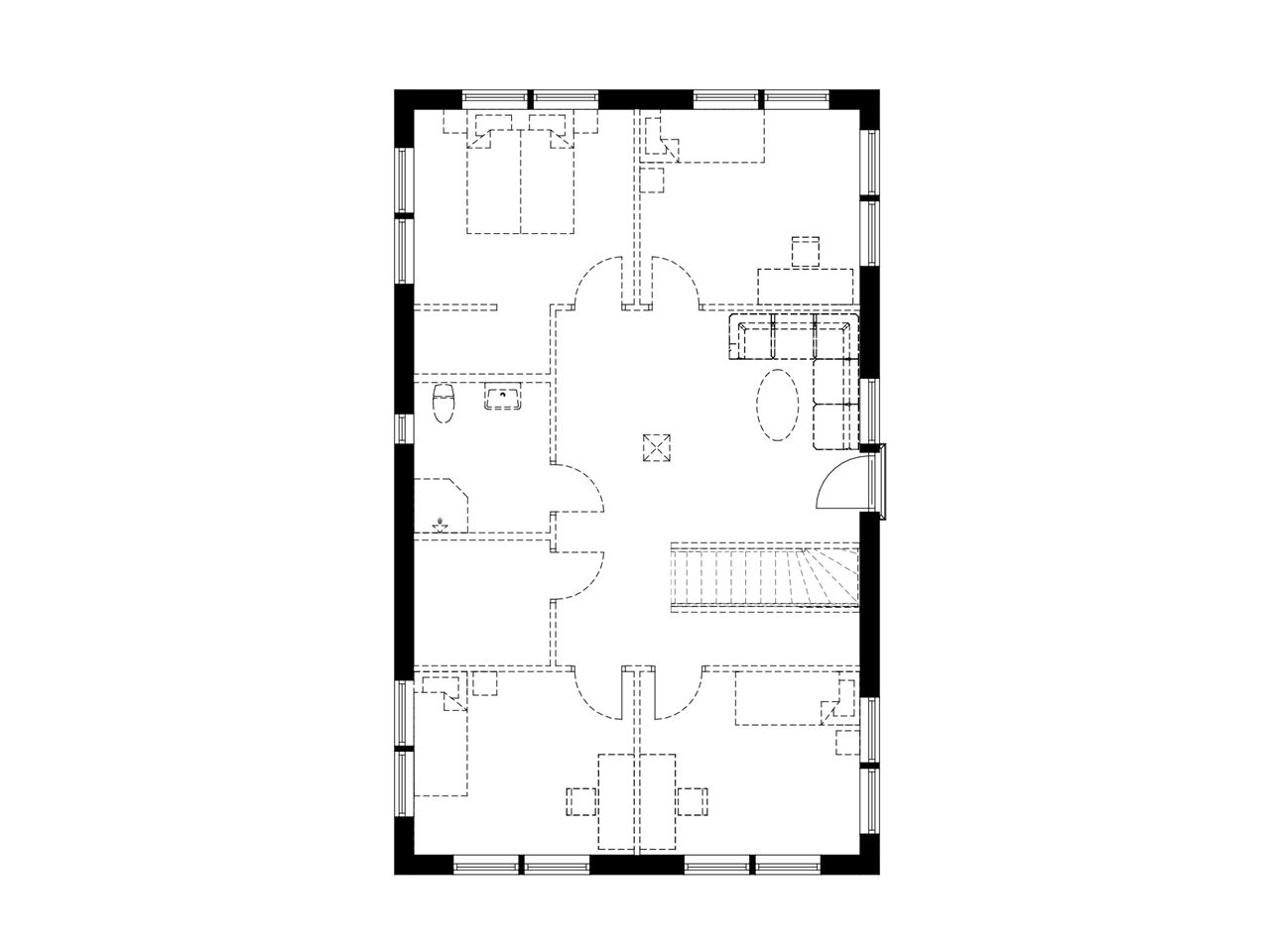 Planlösning från Klyvarvägen 5, Såld i Skölsta, Uppsala