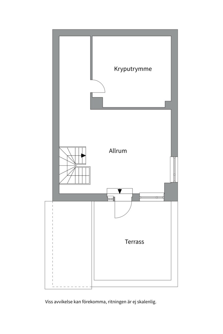 Planlösning från Rotetorpsvägen 13, Såld i Lindbacken, Uppsala