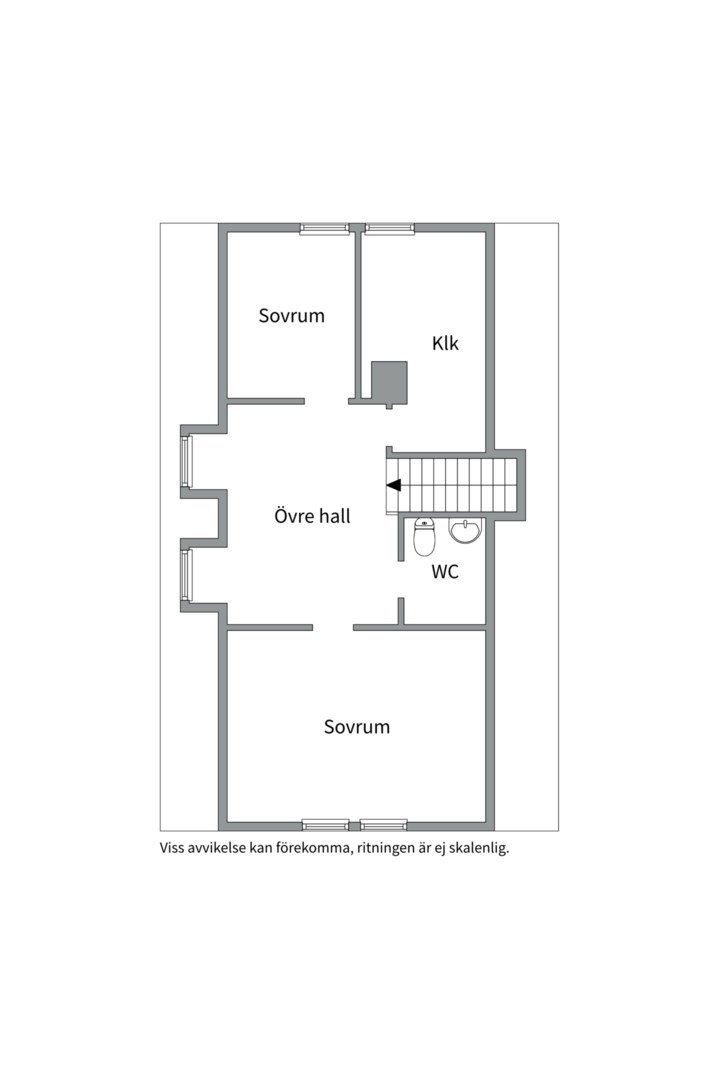 Planlösning från Näsängsvägen 7, Såld i Uppsala Näs, Uppsala