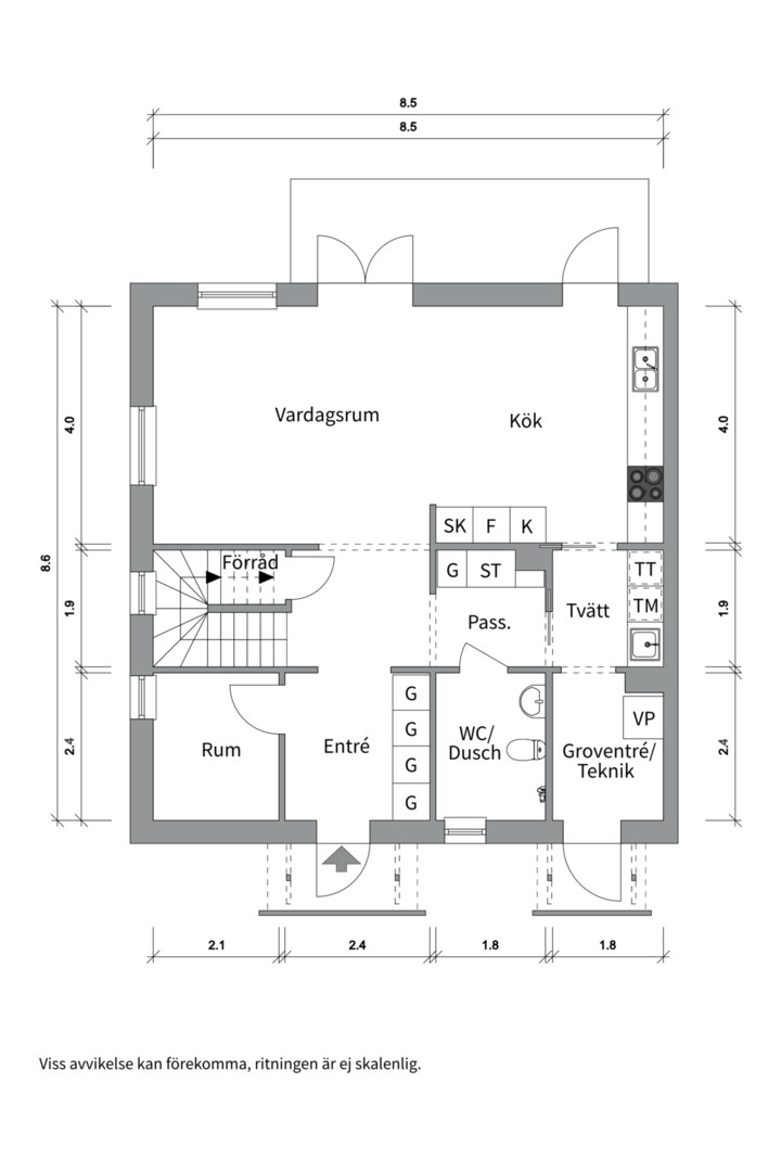 Bostadsbild från Dalby-Viggeby 110, Såld i Dalby, Uppsala