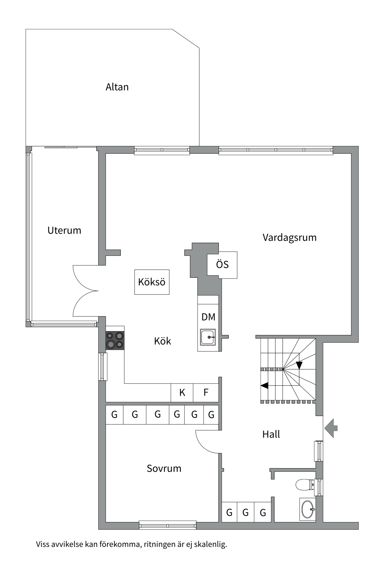 Bostadsbild från Sigyns väg 4, Såld i Gamla Uppsala, Uppsala