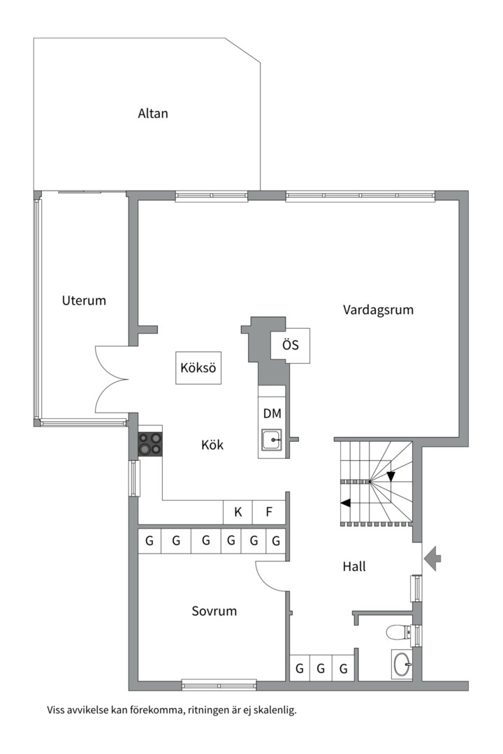 Bostadsbild från Sigyns väg 4, Såld i Gamla Uppsala, Uppsala