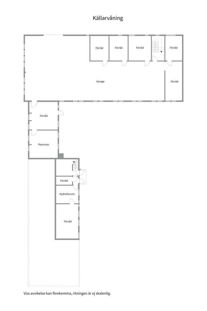 Planlösning från Östa byväg 45, Kommande i Heby, Heby