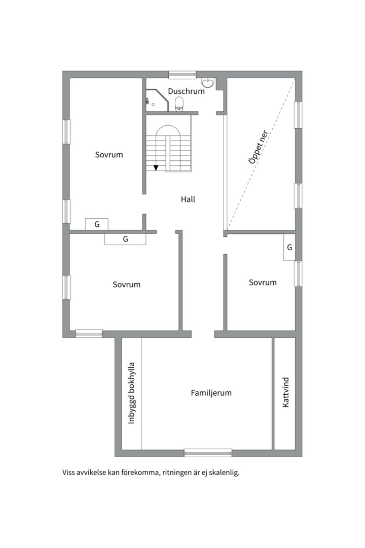 Planlösning från Kil 111, Såld i Vänge, Uppsala