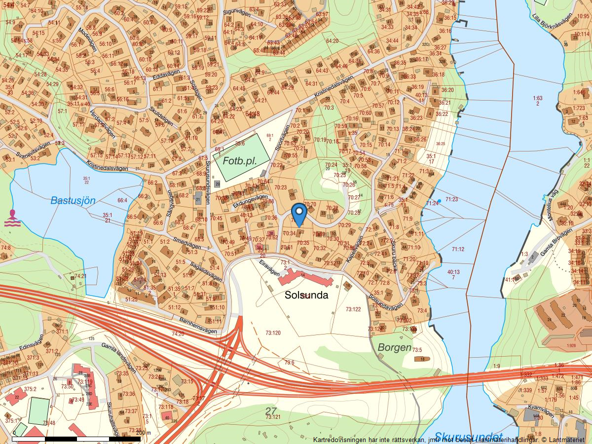 Bostadsbild från Ekdungevägen 6, Såld i Skuru, Nacka