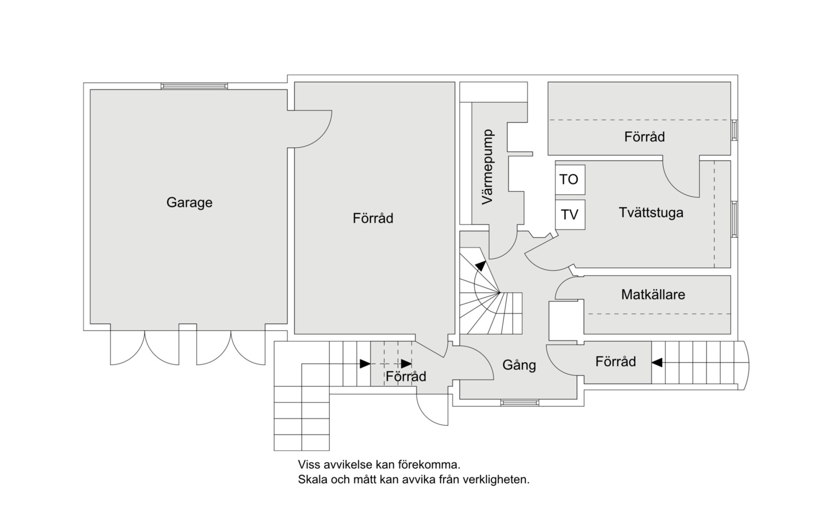 Planlösning från Svanevitsvägen 1, Såld i Skuru, Nacka