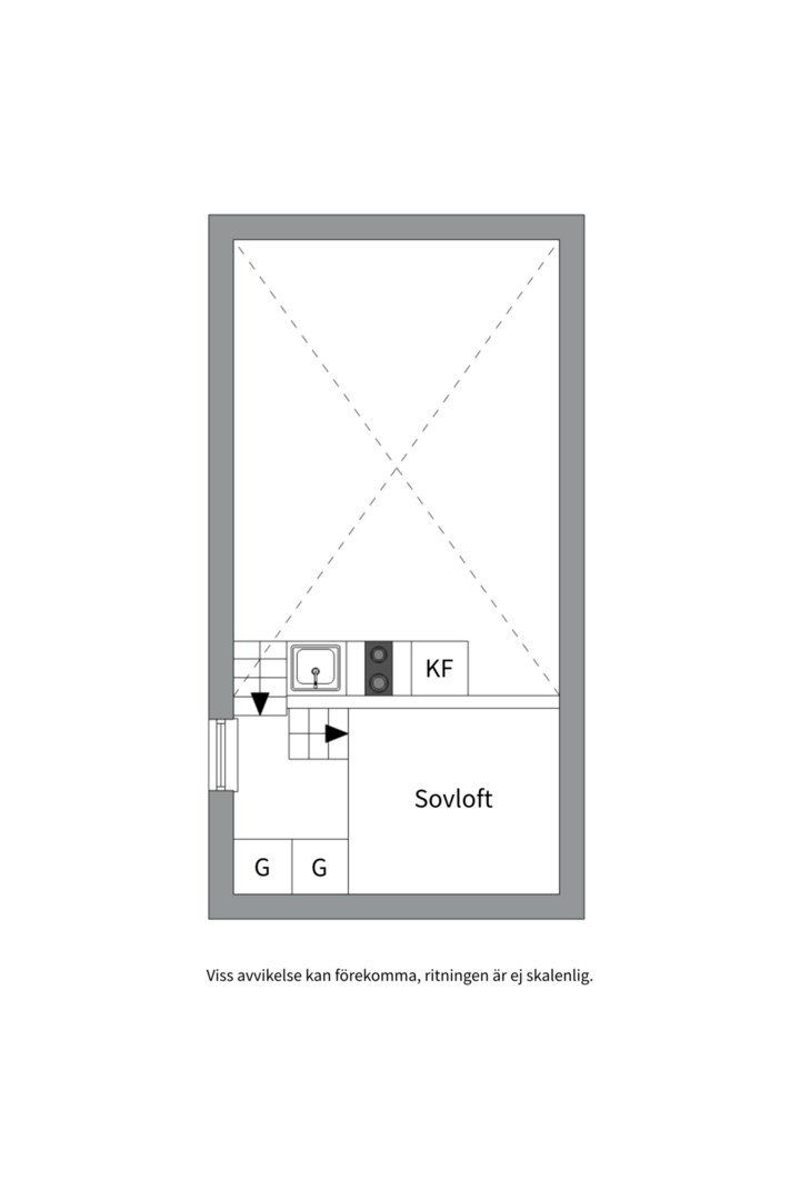 Planlösning från Kornettvägen 3, Såld i Boo Gård, Nacka