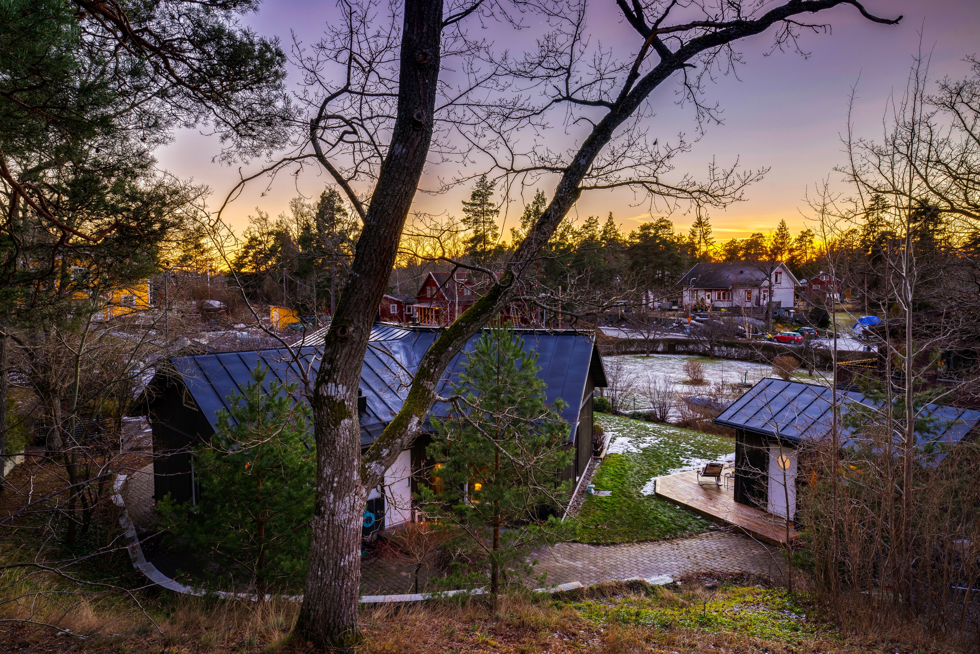 Bostadsbild från Kornettvägen 3, Såld i Boo Gård, Nacka