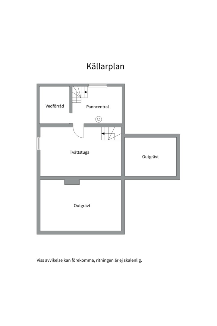 Planlösning från Brunna björkväg 1B, Såld i Vänge, Uppsala