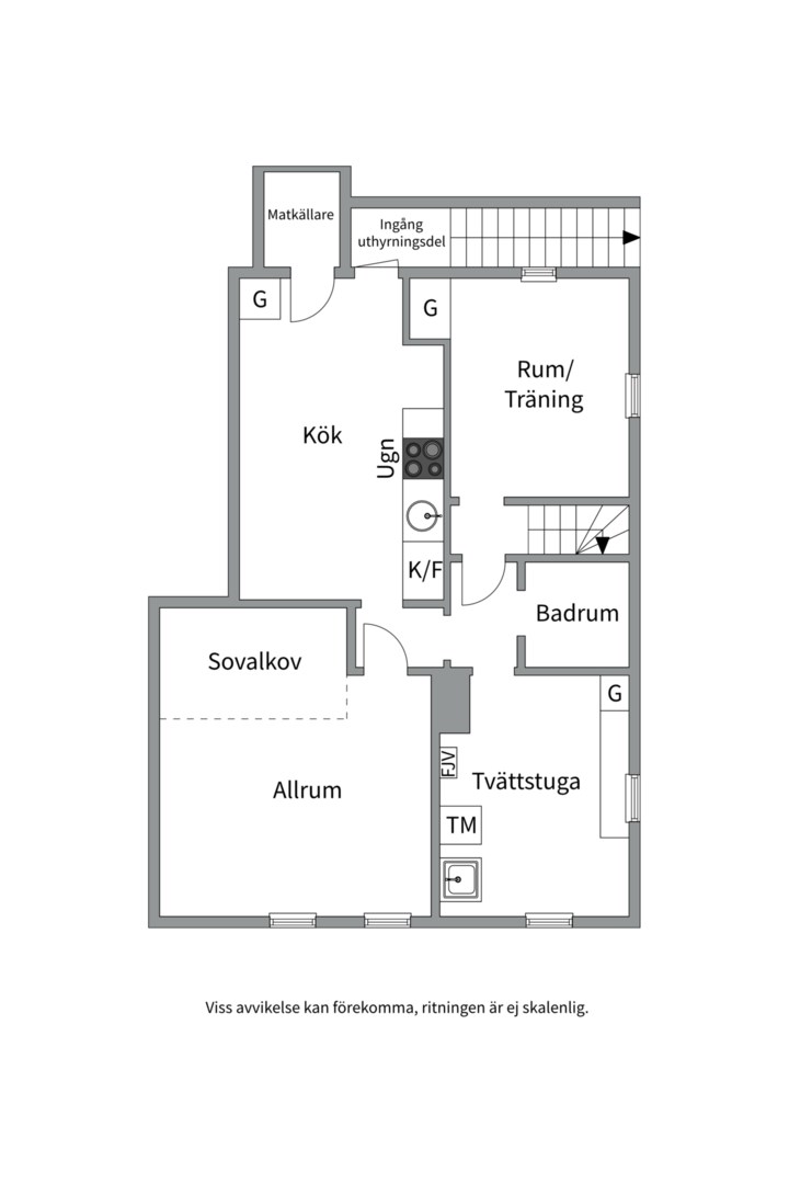 Planlösning från Spanargatan 7, Såld i Bärby Hage, Uppsala