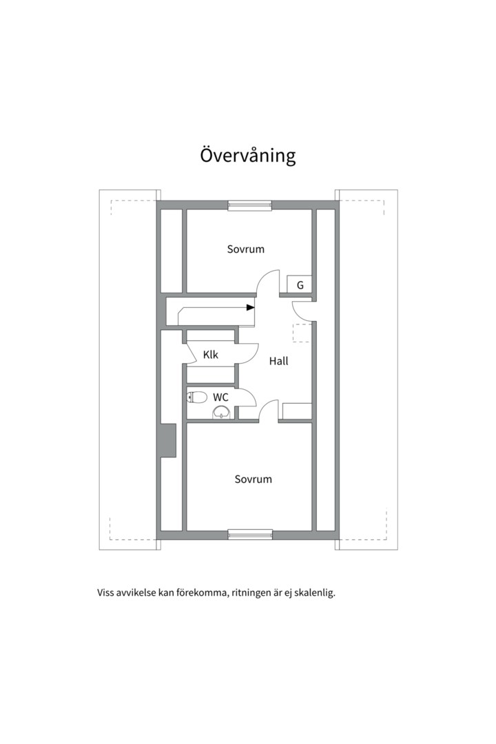 Planlösning från Gavelvägen 18, Såld i Storvreta, Uppsala
