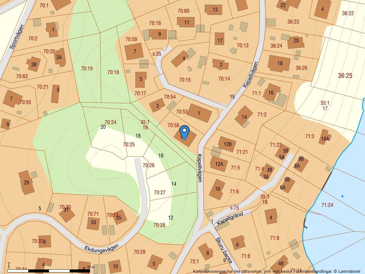 Bostadsbild från Kapellvägen 13, Såld i Skuru, Nacka