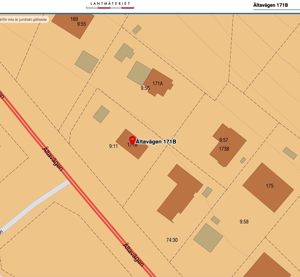 Bostadsbild från Ältavägen 171B, Såld i Älta, Nacka
